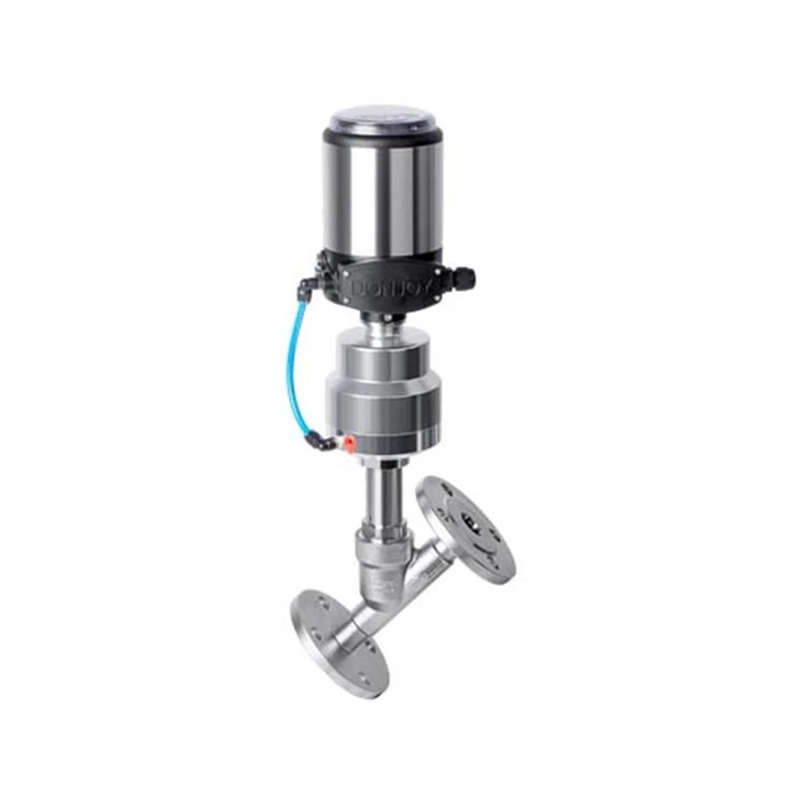 Ss Pneumatic Angle Seat Valve